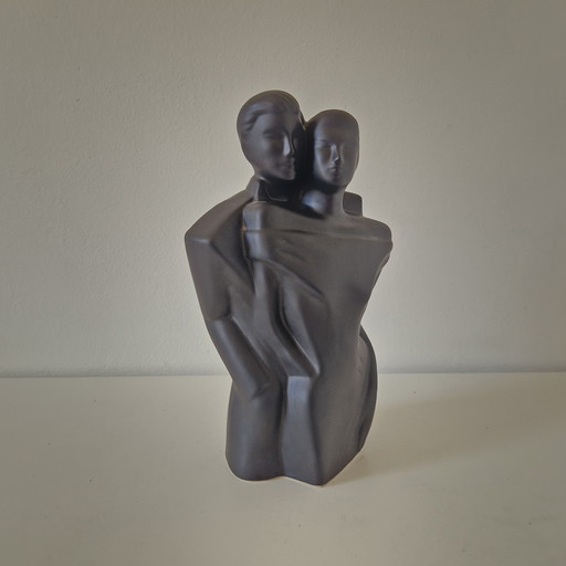 1980 Vintage Statue Homme Femme