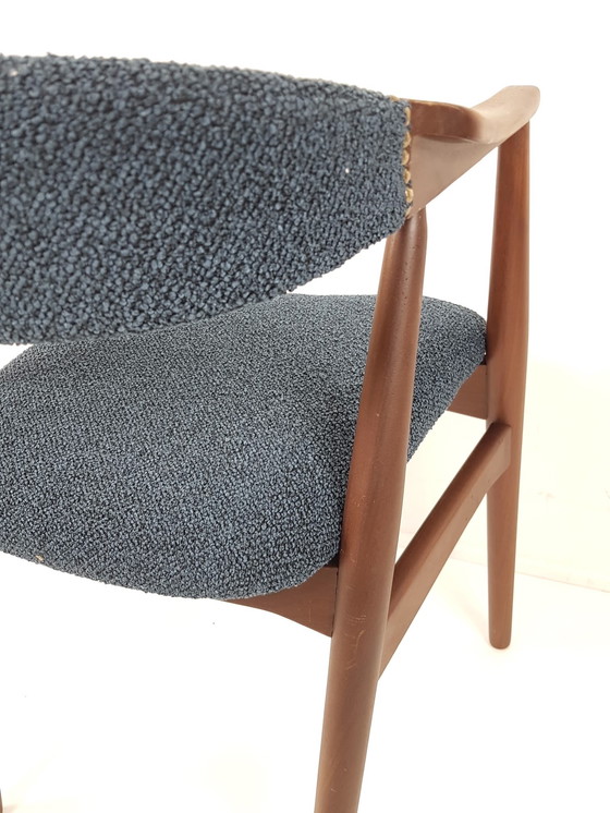 Image 1 of Set di 2 sedie danese vintage Farstrup blu Thomas Harlev