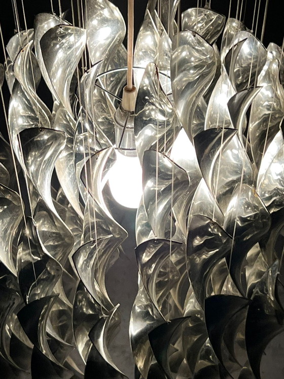 Image 1 of Lampada da soffitto a spirale di Verner Panton per Lüber AG, modello SP1, Germania, anni '70.