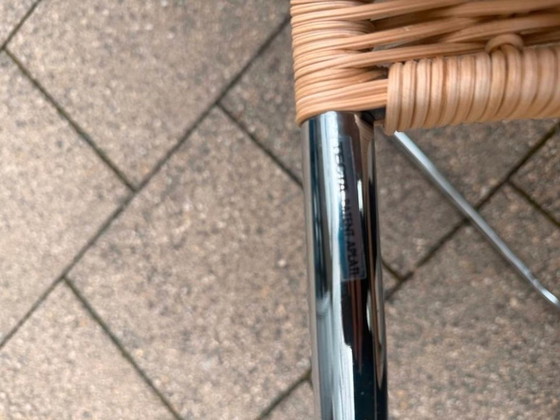 1/6 Tecta B20 Cantilever Chair Wicker Chrome – Dining chairs (photo 5 of 11)