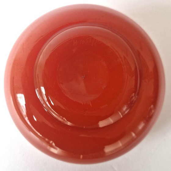 Image 1 of Kosta Boda - Cuenco naranja de Erik Höglund - Años 60 - Firmado