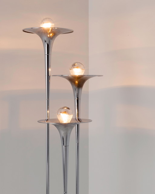 Lampadaire 'Bellini' à triple trompette - Tony Paul