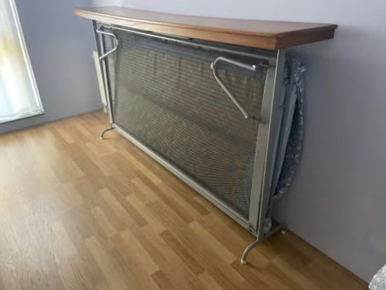 Image 1 of Letto pieghevole con piano in legno - anni '60