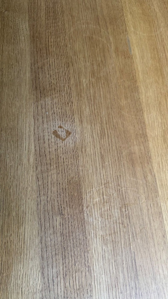 Image 1 of Chêne Hofstede Raanhuis Cuadro Table de salle à manger 280x100 avec base solide