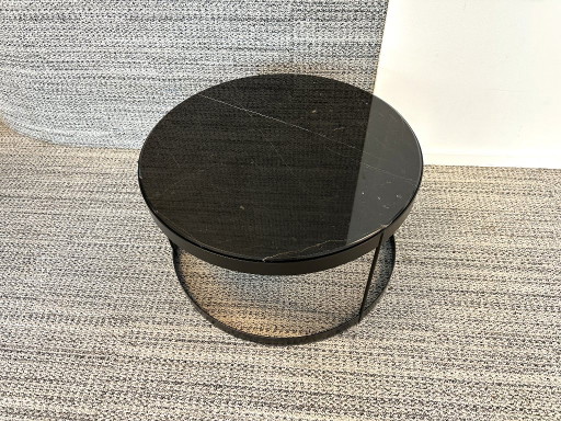 Bolia Drum Coffee Table Black Marble Kaschkasch Ø60 Design – salontafels, Metal (photo 2 of 5)