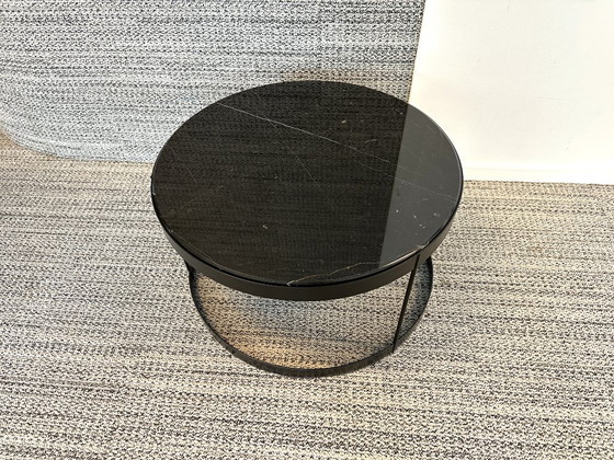 Bolia Drum Coffee Table Black Marble Kaschkasch Ø60 Design – Metal (photo 2 of 5)