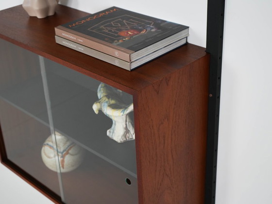 Image 1 of Teakhouten wandrek, Deens design, jaren 60, gemaakt in Denemarken.