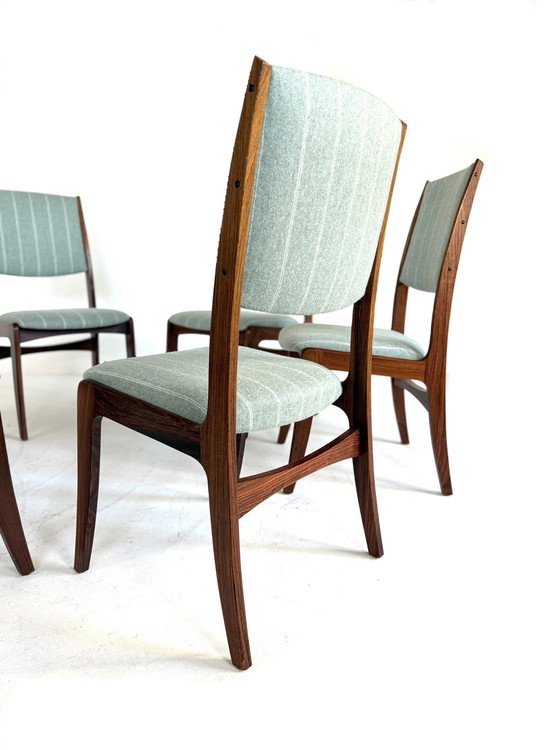 Image 1 of Lot de 6 chaises de salle à manger danoises vintage, Skovby Furniture Factory, années 70