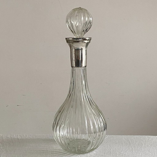 Vintage 1970s crystal decanter.