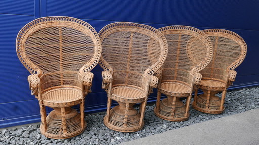Rattan Peacock chairs