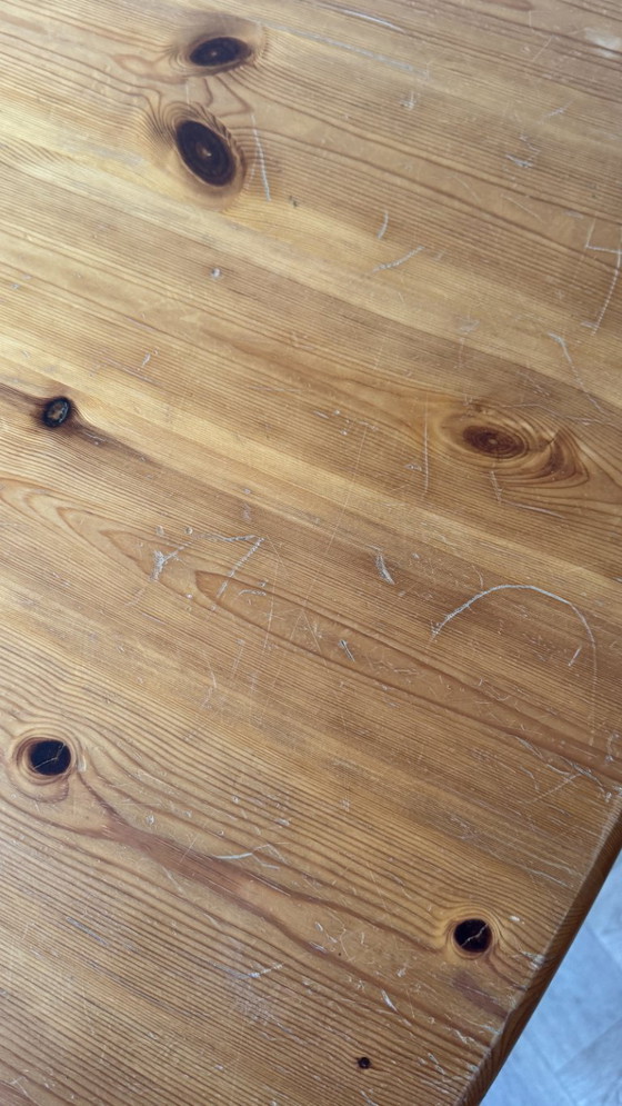 Image 1 of Vintage pine dining table