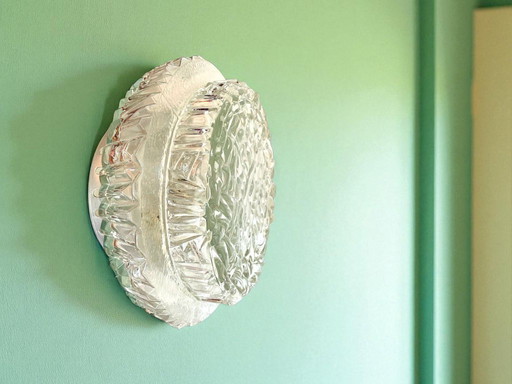 Luminaire encastré en verre rond pour plafond ou mur