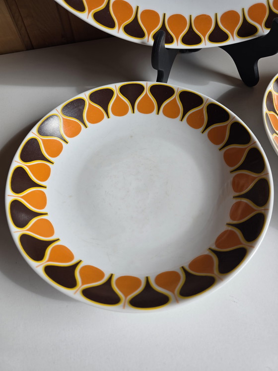 Image 1 of Vintage Eschenbach Bavaria Dinnerware Set – 1970s Pop Art