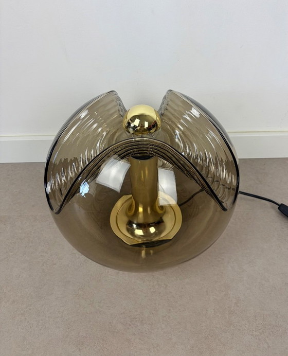 Peill Putzler Brass Futura Wave Table Lamp – Peill & Putzler, Glass (photo 12 of 12)