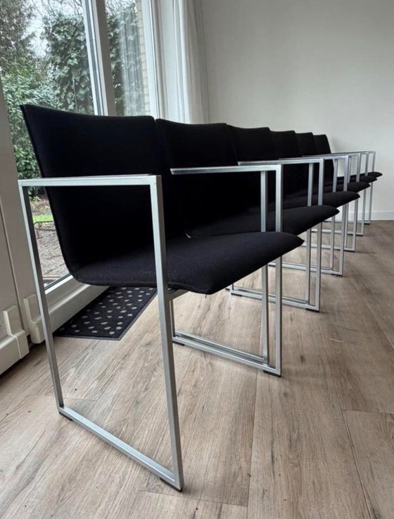 Image 1 of Set di 6 sedie da pranzo Arco Frame, tavolo incluso.