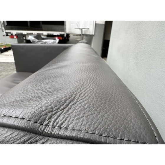 Image 1 of Walter Knoll Foster 500 leather sofa dark brown