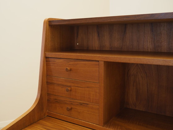 Scrittoio danese in teak anni '60 con superficie estraibile – Cassettiere, Legno (photo 11 of 15)