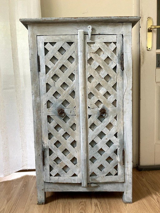 very old wooden cabinet