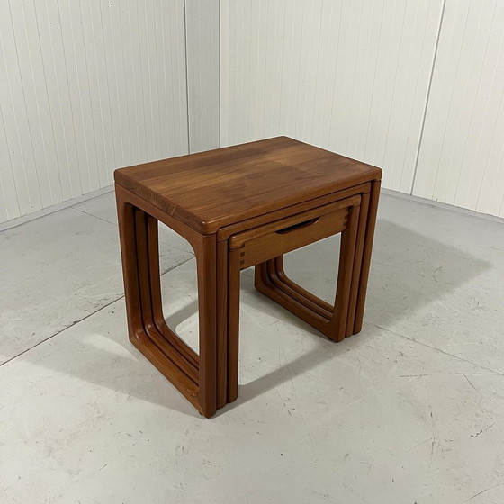 Image 1 of Br Gelsted Nesting Tables Mimiset With Drawer Denmark