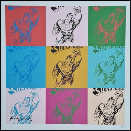 D'après Andy Warhol, Superman, années 1980, lithographie