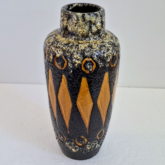 Image 1 of Vaso di lava grassa Scheurich Germania occidentale anni '70