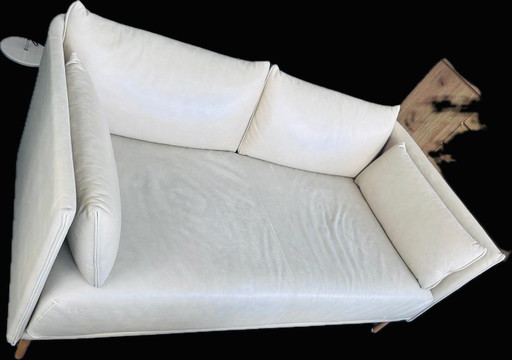 Silueta de Hay de 2 plazas – 2 zitsbanken, Leather, Wood (photo 2 of 10)