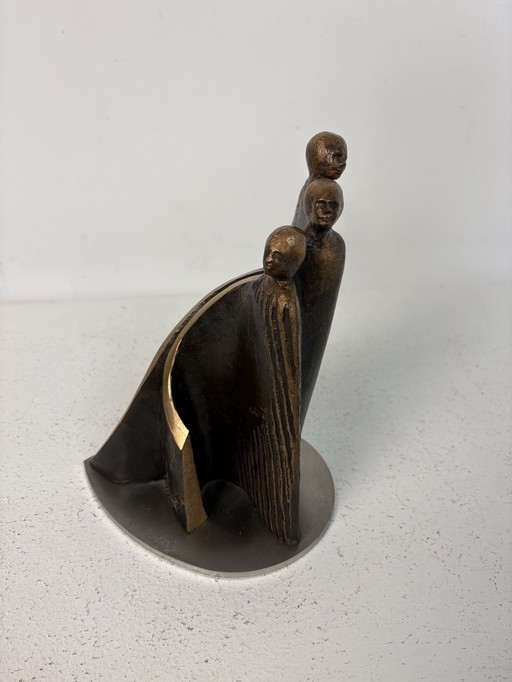 Zwaar bronzen beeld van Willem van der Velden