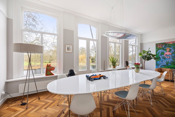 Image 1 of Vintage superellips oval table, designer Piet Hein, manufacturer Fritz Hansen