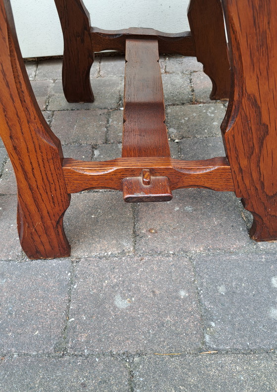 Image 1 of 4x Sedie brutaliste in rovere.