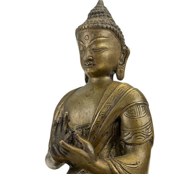 Estatua antigua de bronce de Buda Zanabazar siglo XVIII Shramana Mudra – Esculturas, Bronze (photo 9 of 11)
