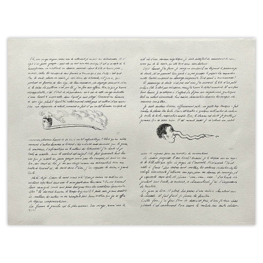 Gesigneerde lithografie van Roland Topor, La Plume, 1974 – lithos zeefdrukken, Paper (photo 2 of 5)