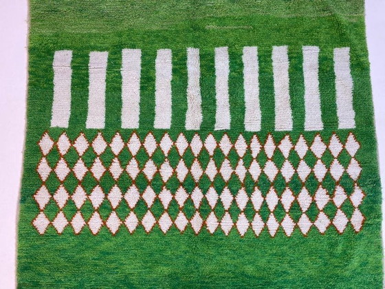 Image 1 of Reiner Wollteppich, traditionell handgefertigt, Größe 2/3 m