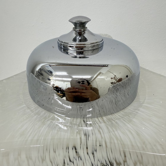 Image 1 of Lampadaire en verre italien de style Mid Century Carlo Nason pour Mazzega, années 1970