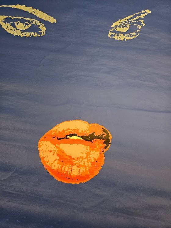 Image 1 of Zeefdruk op canvas Henk van der Vet kiss