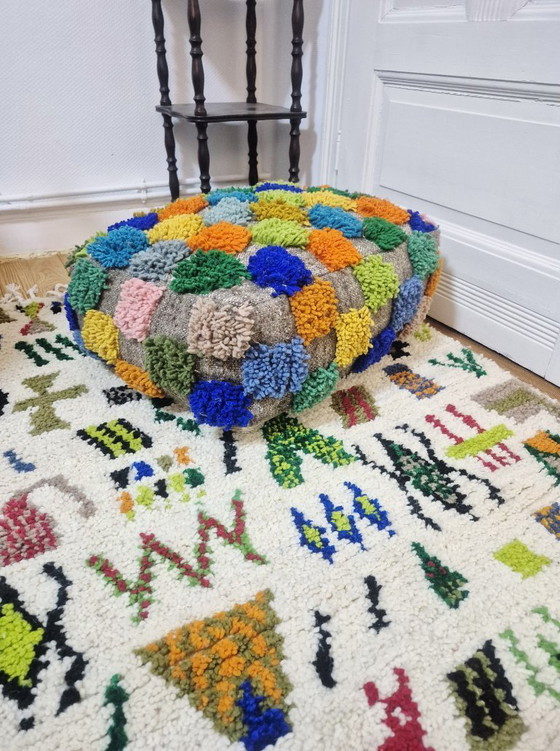 Image 1 of Handcrafted Berber Pouf