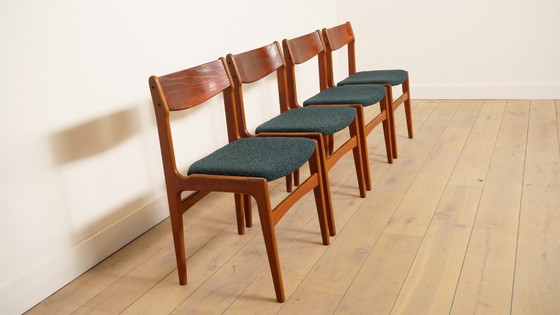 Image 1 of Set van 4 eetkamerstoelen | Vintage | Opnieuw gestoffeerd