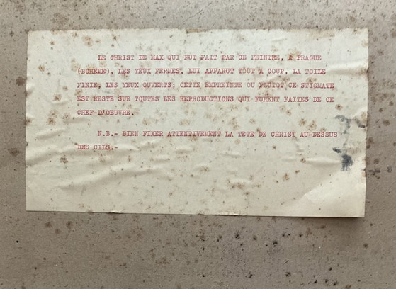 Image 1 of Grande stampa antica di Gesù Cristo – Roberto Hoesch, Milano
