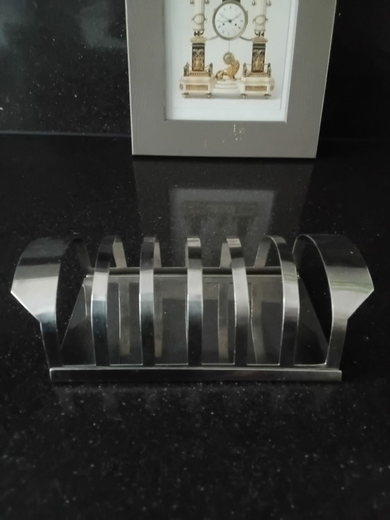 Vintage 70s Toaster Rack, Onbekend, Table accessories, Metal, Silver (photo 4 of 13)