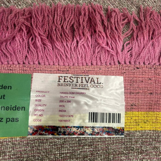 Image 1 of Tappeto decorativo rosa Brinker Carpets - 200x290cm