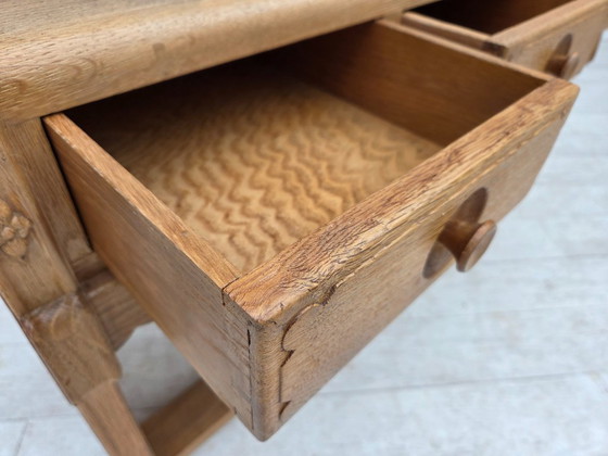 Image 1 of Cómoda danesa, década de 1970, madera de roble, original en buen estado.