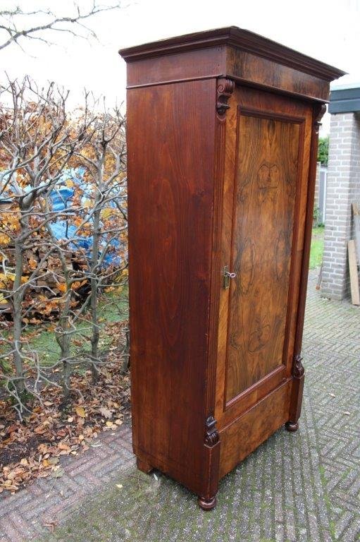 Image 1 of Vintage Houten Kledingkast, Hangkast, Legkast Of Combinatie