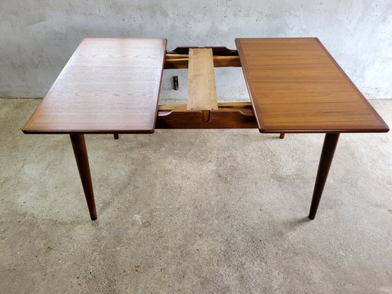 Image 1 of Dänischer Teakholz-Esstisch AT 312 von Hans Wegner für Andreas Tuck