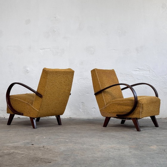 Image 1 of Pair of Halabala H-410 Armchairs, 1930s – Czechoslovak Art Deco