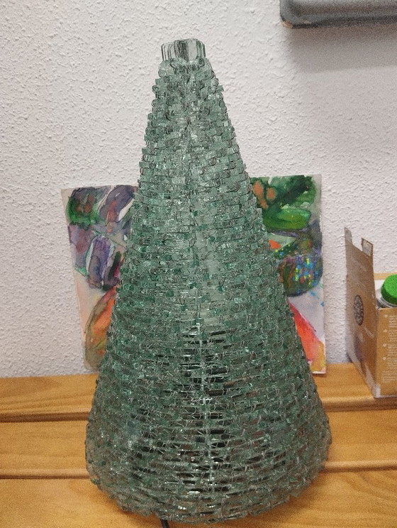 Image 1 of Handmade glass lamp