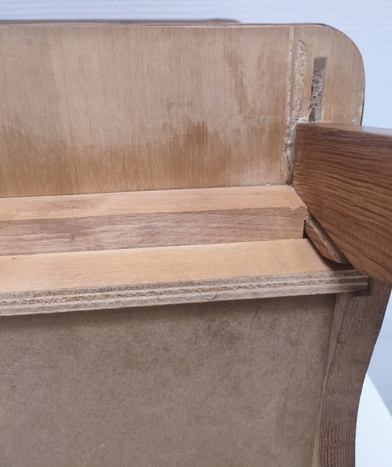 Image 1 of Comodino vintage in legno con traverse