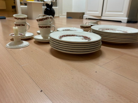 Image 1 of Wedgewood Queen's Ware tableware CHRISTMAS TIME