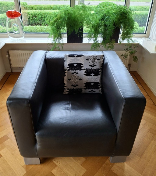 1x Armchair Linteloo Leather Anthracite