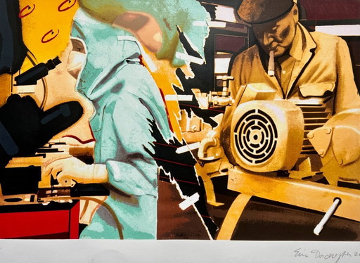 Serigrafía de Eric Dordregter