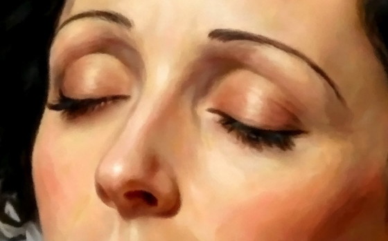 Image 1 of Edith Piaf (La Môme) 60x60 cm Dipinto acrilico su tela