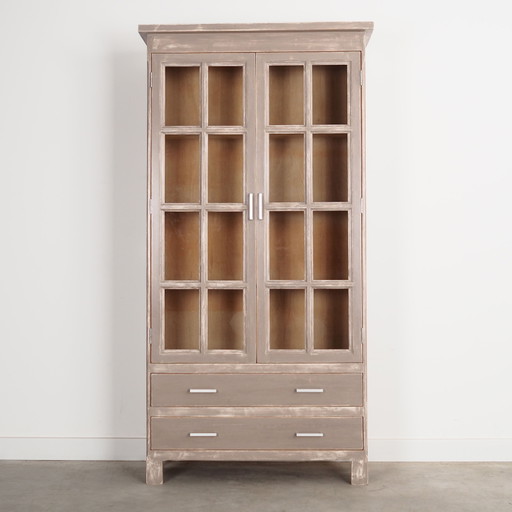 Vitrine en chêne, Design danois, 1980S, Production : Danemark